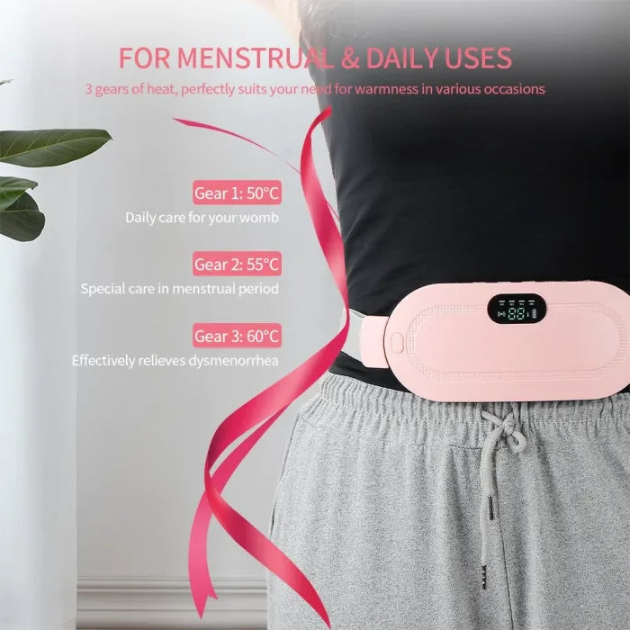 Period Cramp Relief Massager & Heating Pad for Period